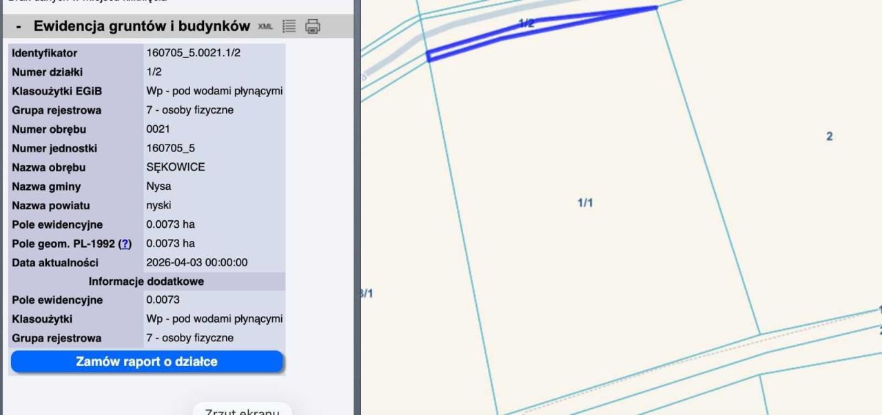 Działka rolna Sękowice. Zdjęcie 5