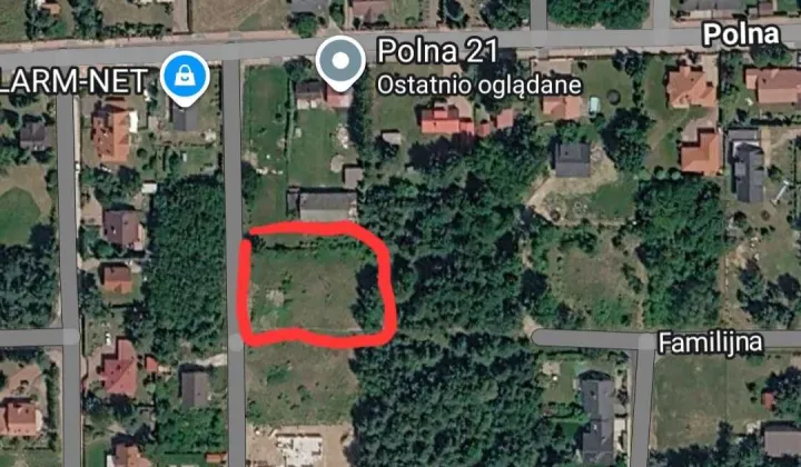 Działka budowlana Wieliszew, ul. Polna