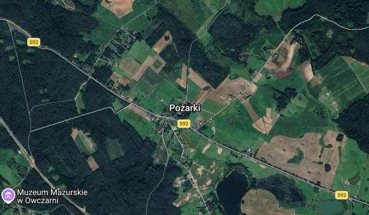 Działka rekreacyjna Pożarki