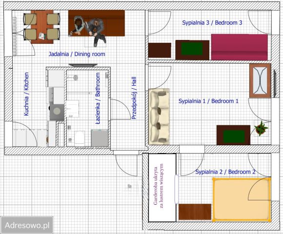 Mieszkanie 4-pokojowe Zamość, ul. Peowiaków. Zdjęcie 13