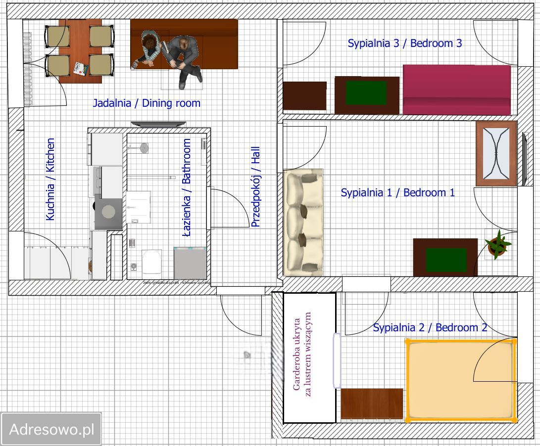 Mieszkanie 4-pokojowe Zamość, ul. Peowiaków. Zdjęcie 13