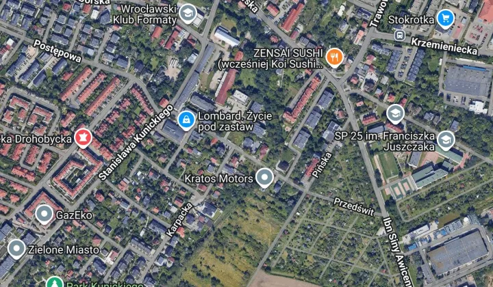 Mieszkanie 1-pokojowe Wrocław Muchobór Wielki, Przedświt