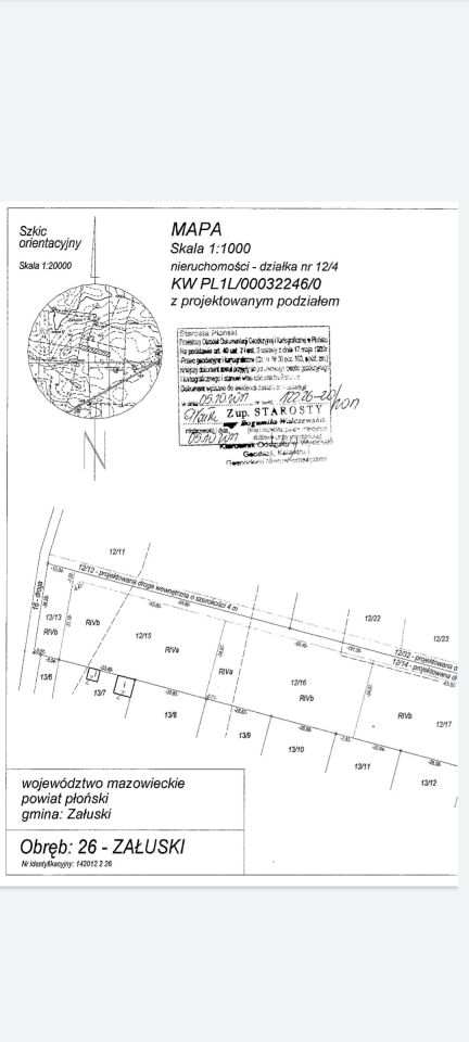 Działka budowlana Załuski, ul. Leśna. Zdjęcie 9