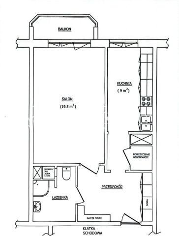 Mieszkanie 1-pokojowe Łódź, al. ks. kard. Stefana Wyszyńskiego. Zdjęcie 10