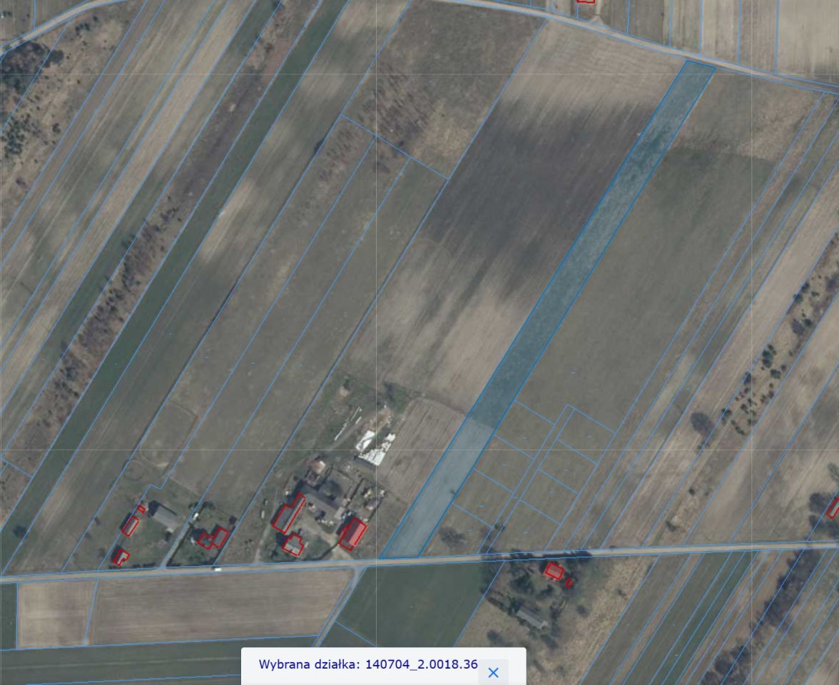 Działka rolna Koziołek