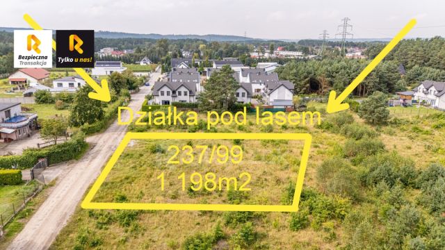 Działka budowlana Orle, ul. Wesoła. Zdjęcie 1