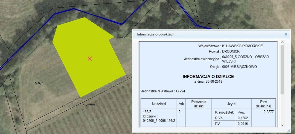 Działka budowlana Miesiączkowo. Zdjęcie 3
