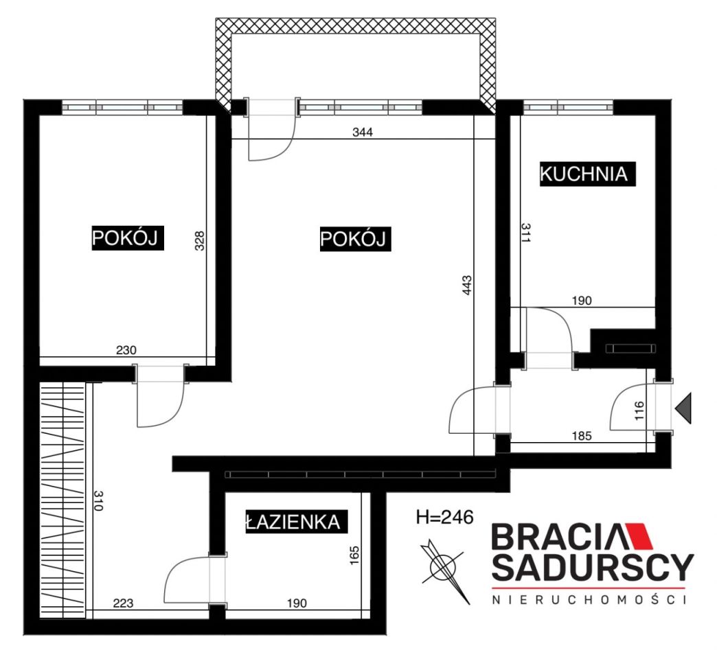 Mieszkanie 2-pokojowe Kraków Krowodrza, ul. Racławicka. Zdjęcie 22