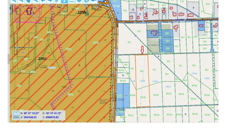 Działka rolna Siewierz Sulików, ul. Zagłębiowska