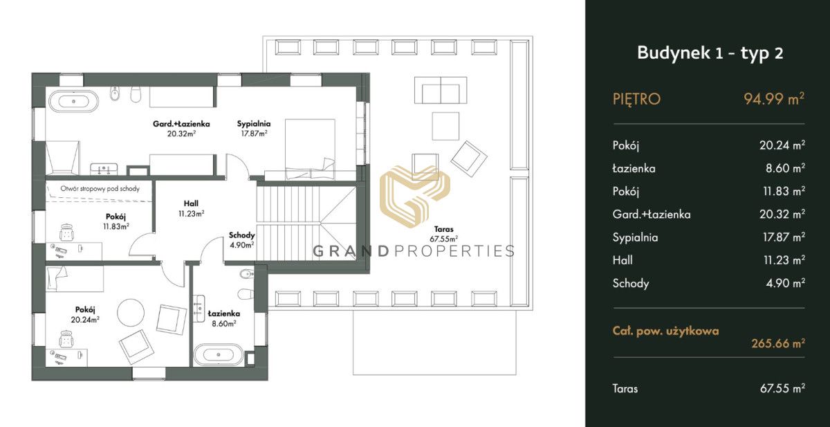 dom wolnostojący, 5 pokoi Józefów. Zdjęcie 9