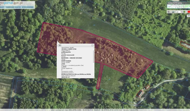 Działka rolna Nowy Borek