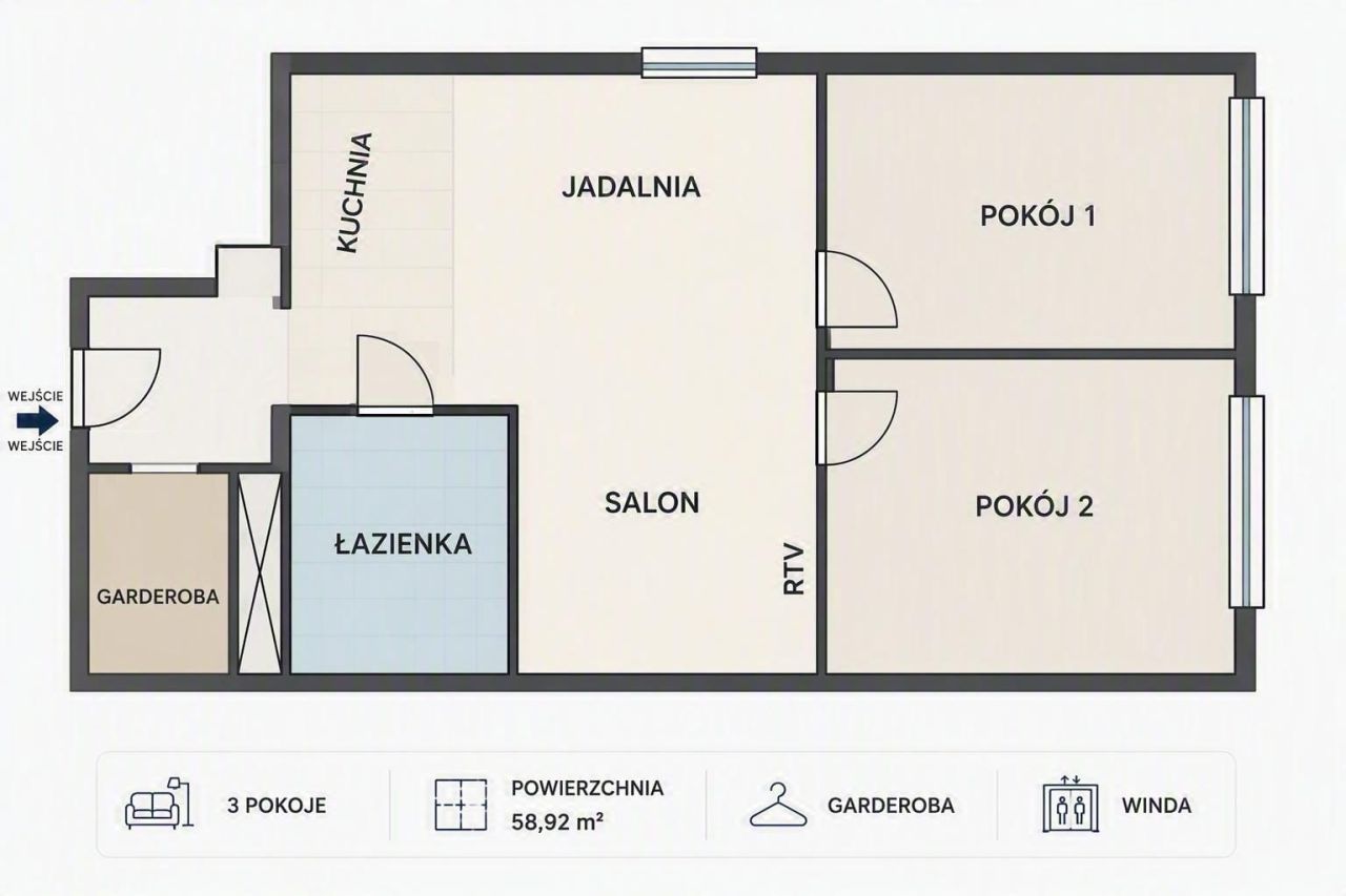 Mieszkanie 3-pokojowe Mikołów, ul. Skalna. Zdjęcie 15