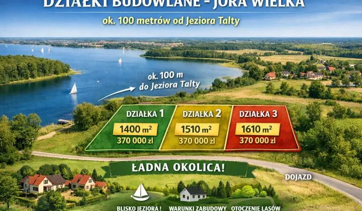 Działka budowlana Jora Wielka