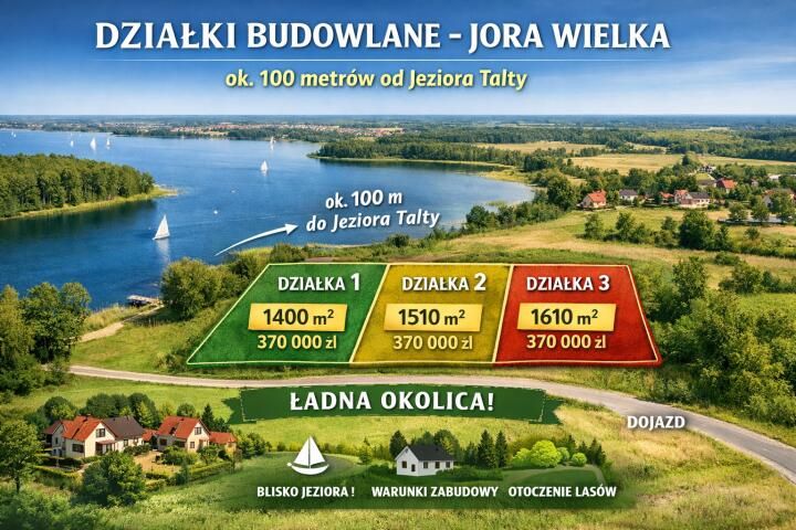 Działka budowlana Jora Wielka. Zdjęcie 1