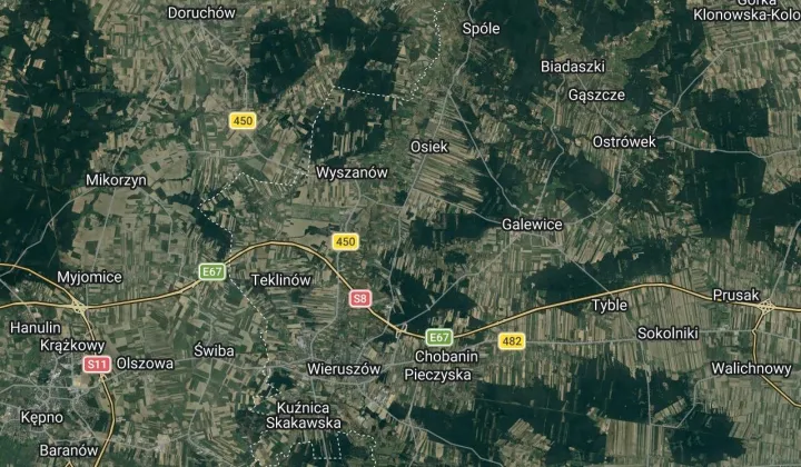 Działka rolna Cieszęcin