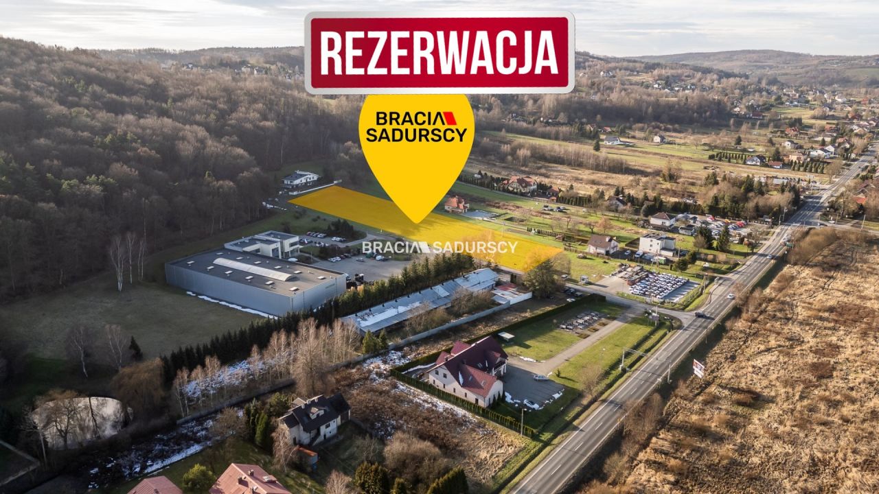Działka inwestycyjna Zabierzów, ul. Krakowska