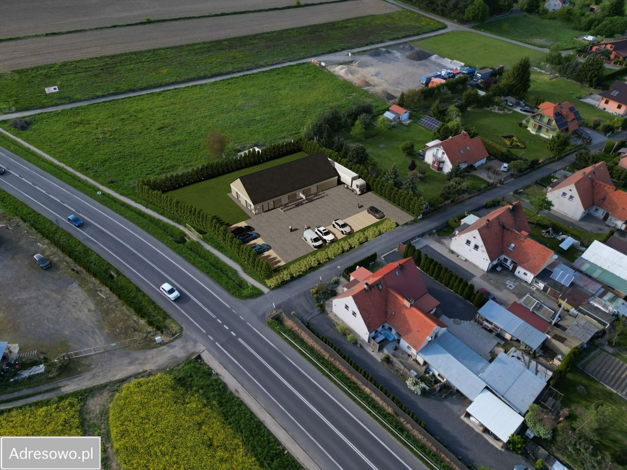 Działka inwestycyjna Pisarzowice. Zdjęcie 4