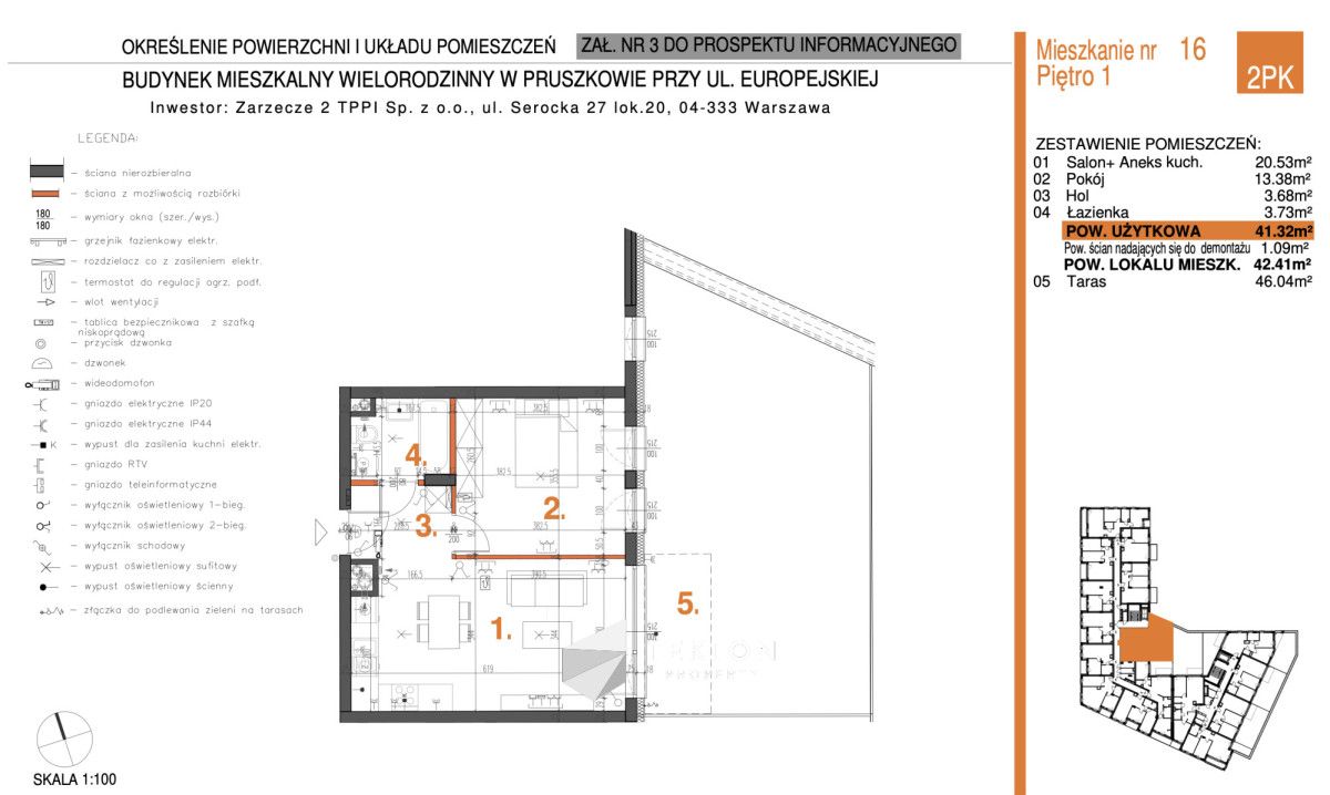 Mieszkanie 2-pokojowe Pruszków Żbików. Zdjęcie 4