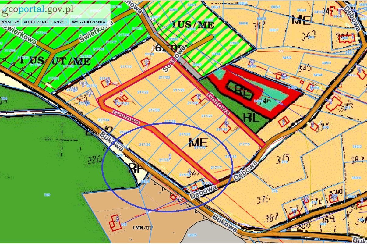 Działka budowlana Szczytna, ul. Golfowa. Zdjęcie 3