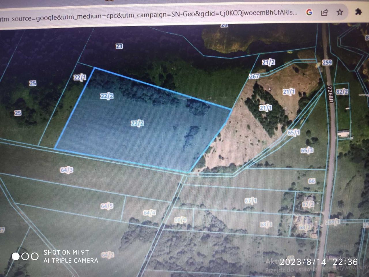 Działka inwestycyjna Łodyna. Zdjęcie 7