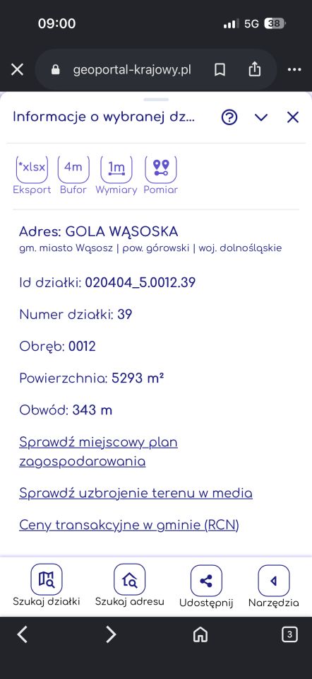 Działka rolna Gola Wąsoska. Zdjęcie 4