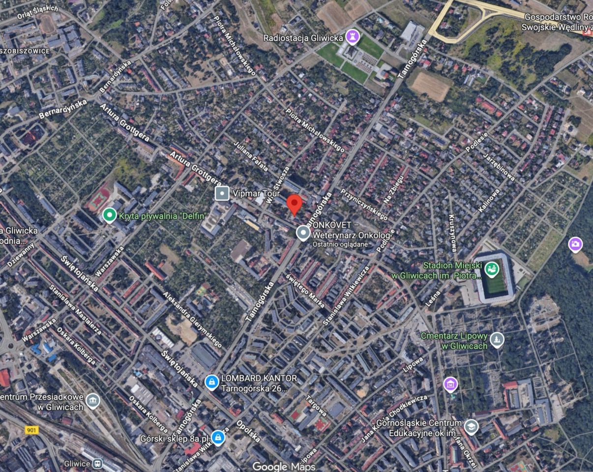 Działka inwestycyjna Gliwice Śródmieście, ul. Artura Grottgera. Zdjęcie 2