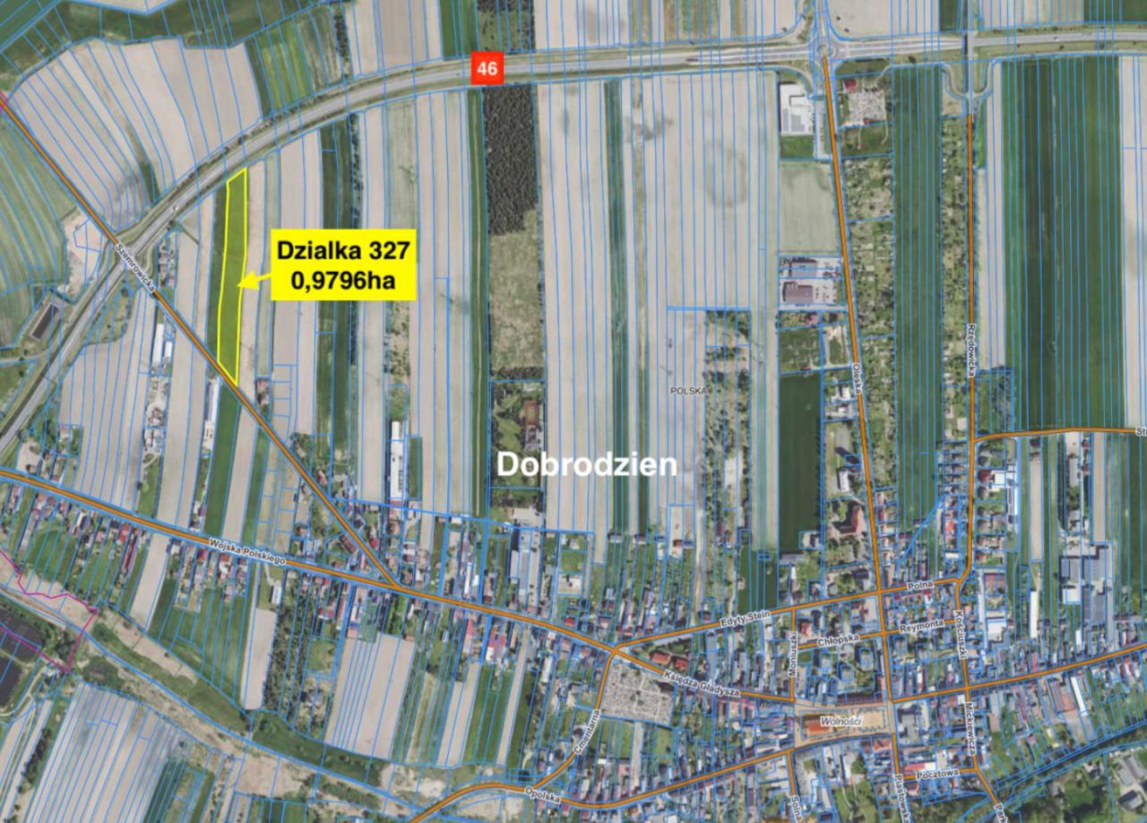 Działka inwestycyjna Dobrodzień, ul. Szemrowicka