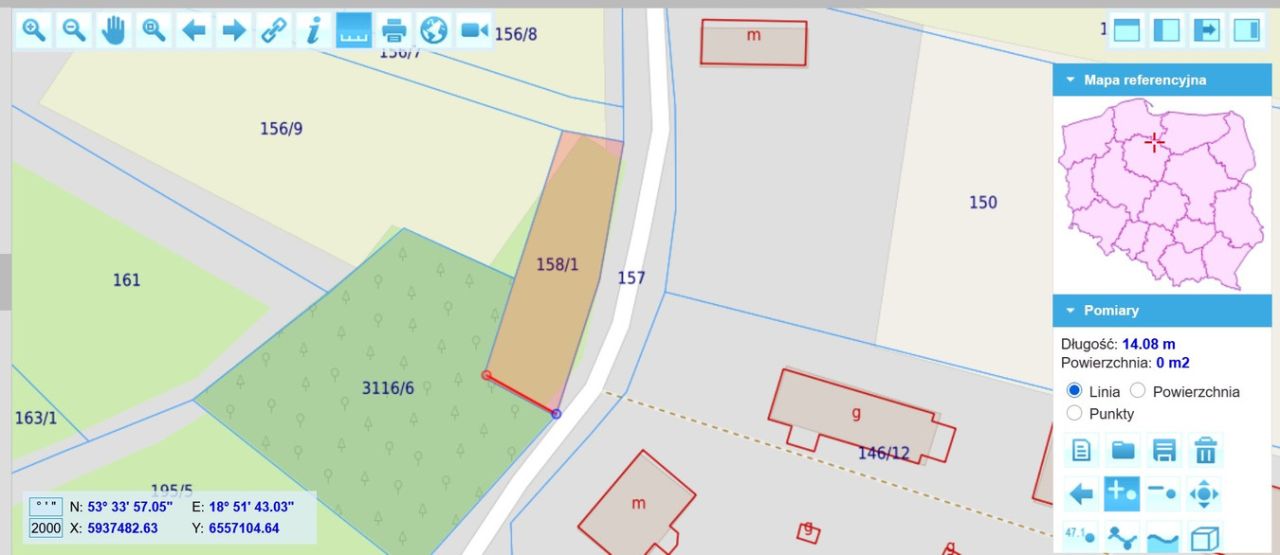 Działka budowlana Dusocin. Zdjęcie 2