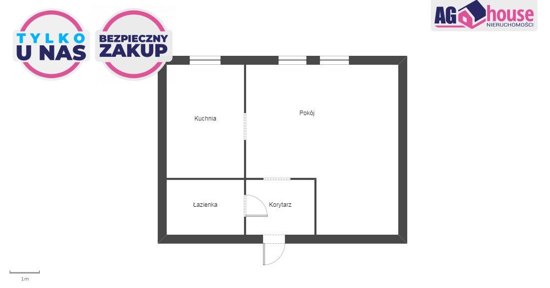 Mieszkanie 1-pokojowe Gdańsk Żabianka, ul. Subisława