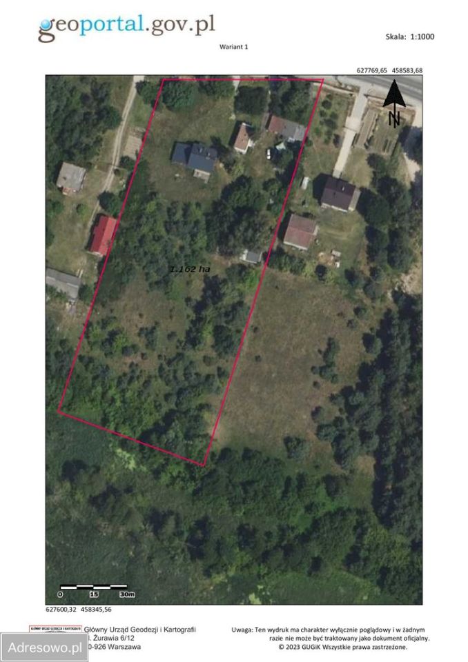 Działka inwestycyjna Marylka, ul. Piaseczyńska. Zdjęcie 6