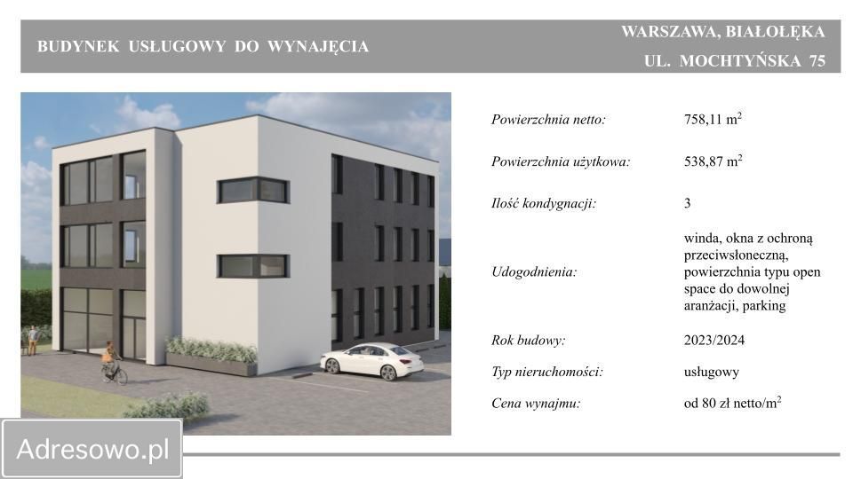 Lokal Warszawa Białołęka, ul. Mochtyńska. Zdjęcie 4