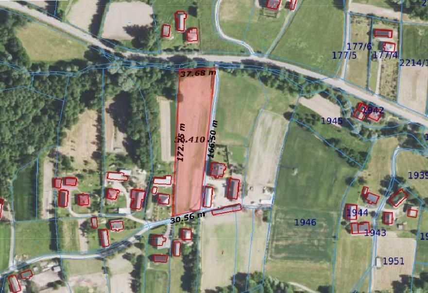 Działka rolno-budowlana Dębowa. Zdjęcie 1