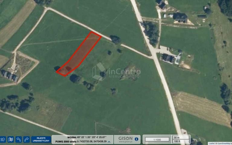 Działka rolna Groń. Zdjęcie 12