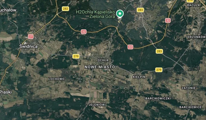 Działka rod Zielona Góra Ochla