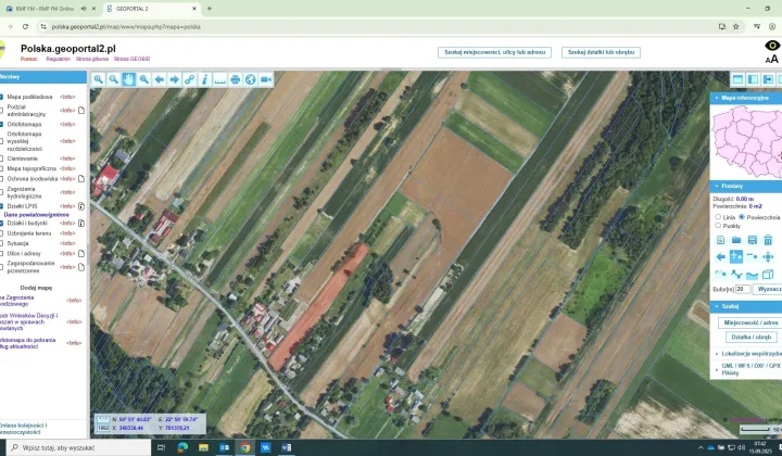 Działka rolno-budowlana Maszów