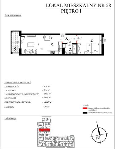 Mieszkanie 2-pokojowe Sochaczew, ul. Kochanowskiego. Zdjęcie 37