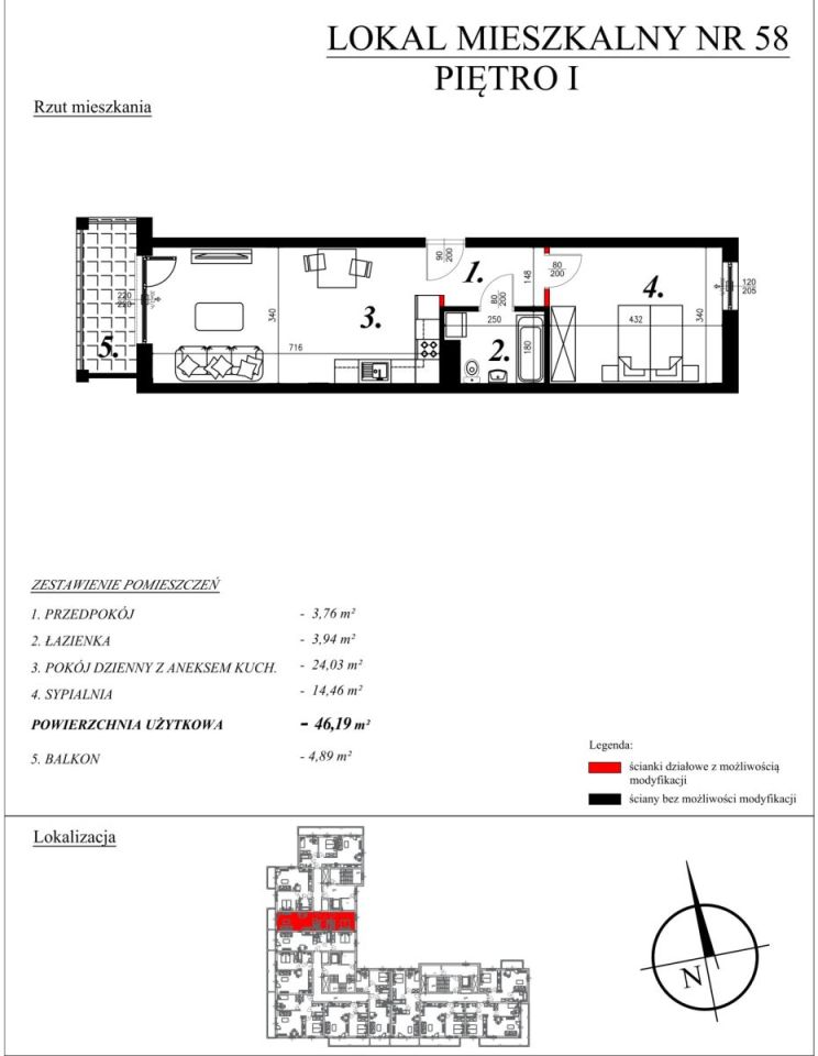 Mieszkanie 2-pokojowe Sochaczew, ul. Kochanowskiego. Zdjęcie 37