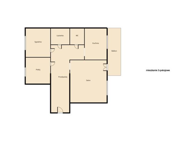 Mieszkanie 3-pokojowe Kalisz, ul. Prymasa Stefana Wyszyńskiego. Zdjęcie 14