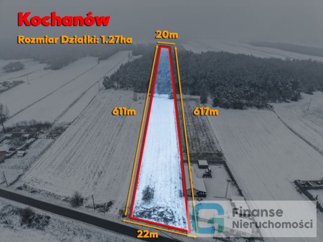 Działka budowlana Kochanów. Zdjęcie 1