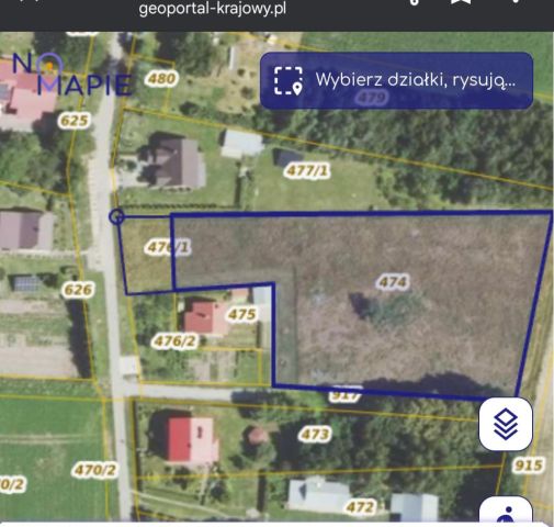 Działka budowlana Nienowice Hilcze. Zdjęcie 1