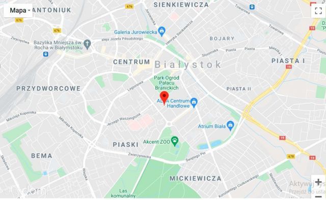 Mieszkanie 2-pokojowe Białystok Centrum, ul. Zygmunta Krasińskiego. Zdjęcie 1