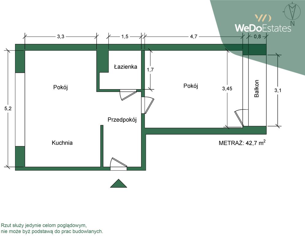 Mieszkanie 2-pokojowe Warszawa Bielany, ul. Hansa Christiana Andersena. Zdjęcie 14