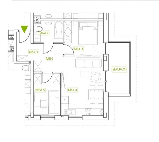 Mieszkanie 3-pokojowe Rzeszów, ul. Staroniwska. Zdjęcie 11