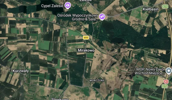 Działka rekreacyjna Mirakowo