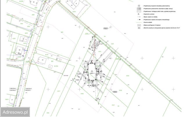 Działka budowlana Zawiercie Skarżyce, ul. Skalna. Zdjęcie 1