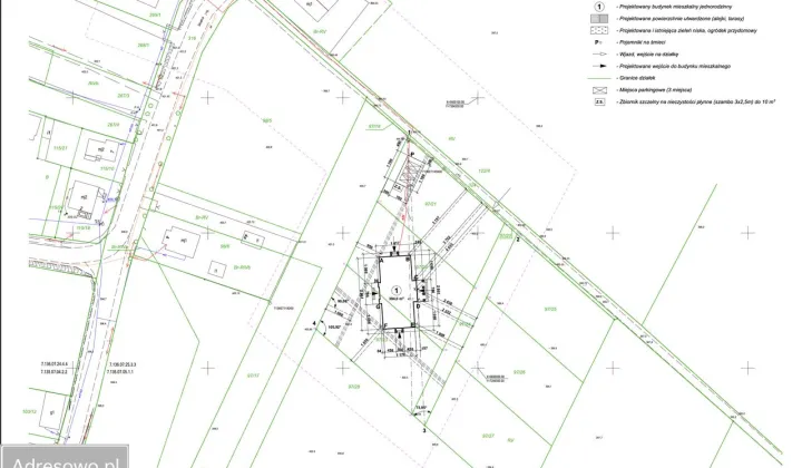 Działka budowlana Zawiercie Skarżyce, ul. Skalna