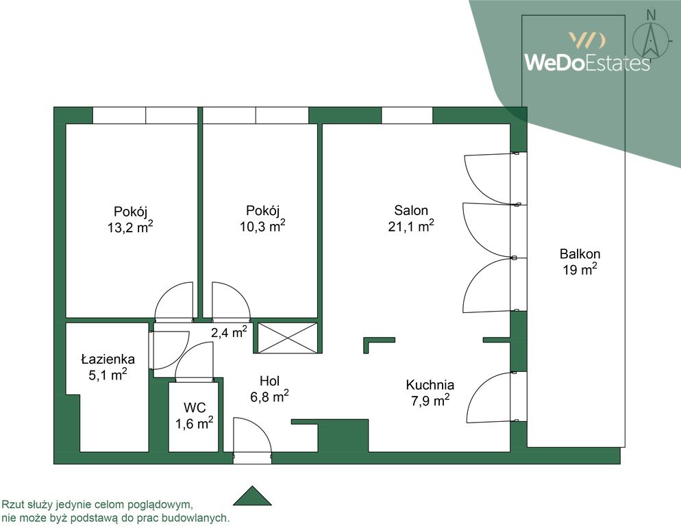 Mieszkanie 3-pokojowe Warszawa Targówek, ul. Malborska. Zdjęcie 27