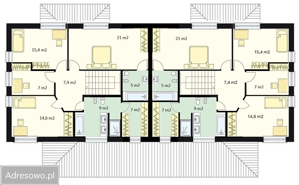 bliźniak, 6 pokoi Stare Babice, ul. Zaciszna. Zdjęcie 10