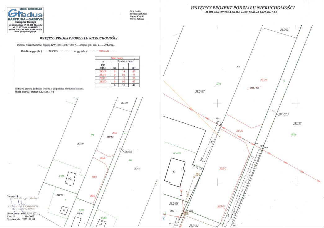 Działka budowlana Zaborze, ul. Czereśniowa. Zdjęcie 3