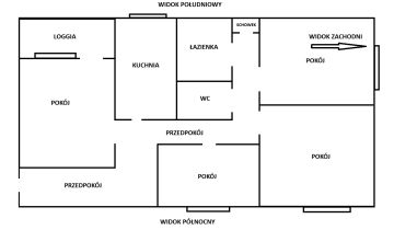 Mieszkanie 4-pokojowe Puławy Centrum, ul. Gościńczyk
